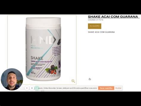 Shake Açai Guaraná HND Treinamento Hinode 3 Diamante Tobias