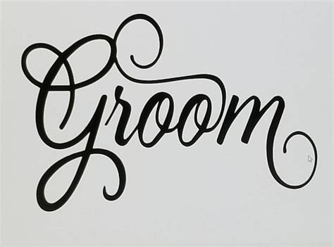 Bride And Groom Decal Wedding Decal Bride And Groom Etsy