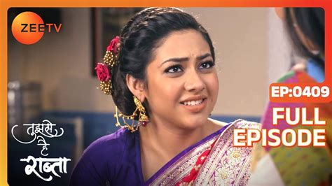 Tujhse Hai Raabta Quick Recap 409 Kalyani Malhar Anupriya