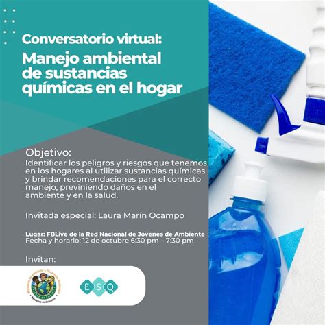 Conversatorio virtual Manejo ambiental de sustancias químicas en el