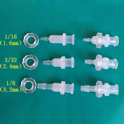 Luer Lock Adapter PP Plastic Air Valve Pipe Subpackaging Instrument