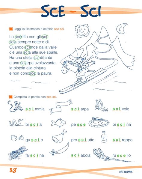 Sei Auroch Su Filastrocca Di Sci E Sce Avere Fiducia Pi Presto Perlaceo