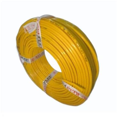 1mm Reliflex PVC Yellow Multi Strand Wire 1 Sqmm At Best Price In New