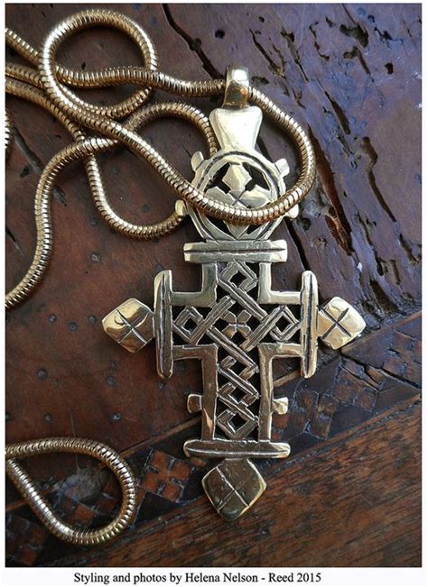 Contemporary Coptic Cross Necklace