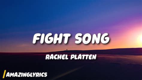 Rachel Platten Fight Song Youtube