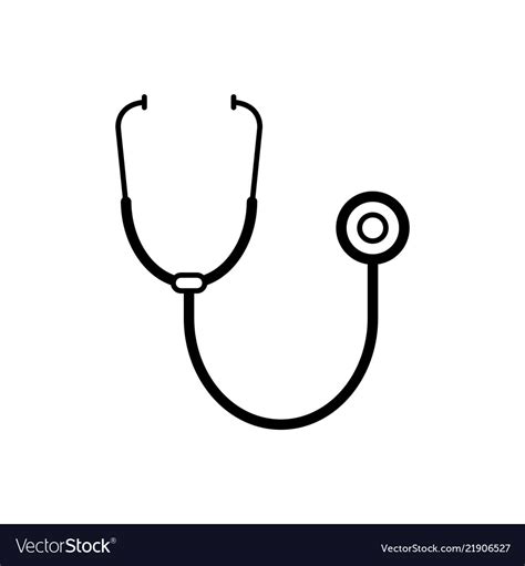 Stethoscope Royalty Free Vector Image Vectorstock