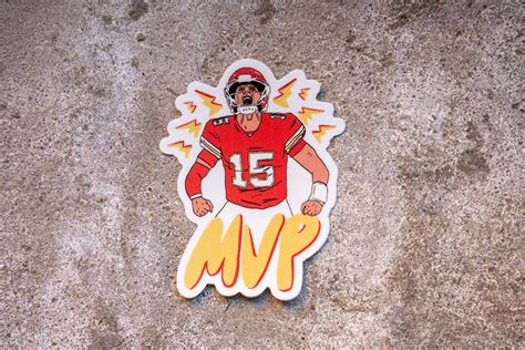 Patrick Mahomes Sticker Chiefs Sticker Waterproof Sticker Sticker