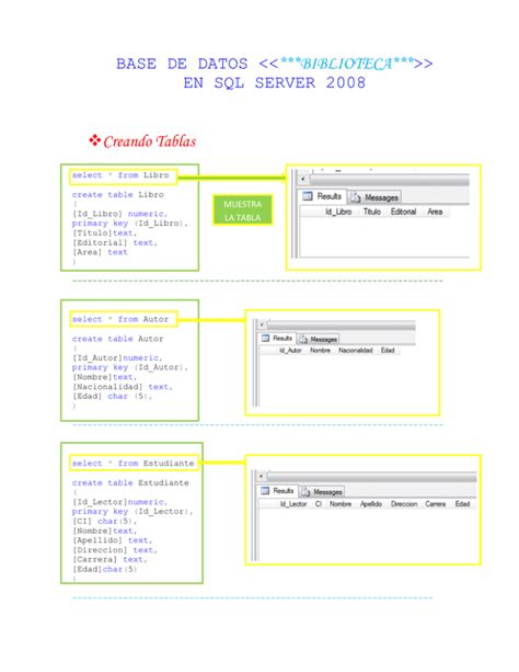 BASE DE DATOS EN SQL SERVER 2008