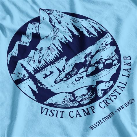 Friday The 13th Inspired Visit Camp Crystal Lake T Shirt Postees