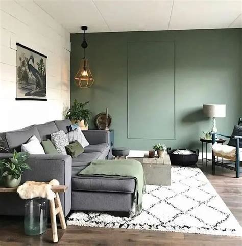 Sage Green Living Room With Grey Sofa Infoupdate Org