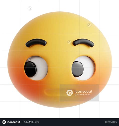 Side Eye Emoji Emoji 3d Icon Download In Png Obj Or Blend Format