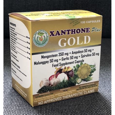 Authentic Xanthone Plus Gold Capsules Shopee Philippines