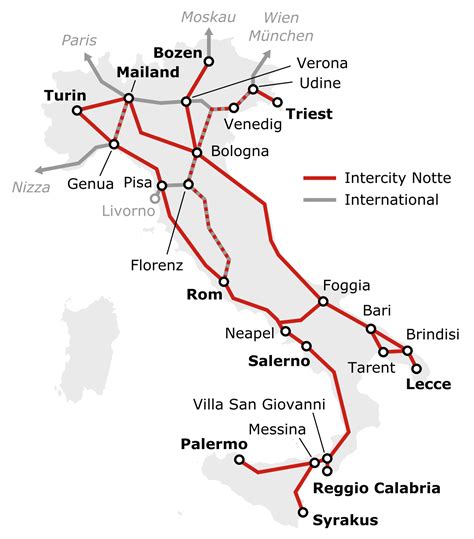 Nachtzug Italien Alle Strecken Fahrpl Ne Und Infos