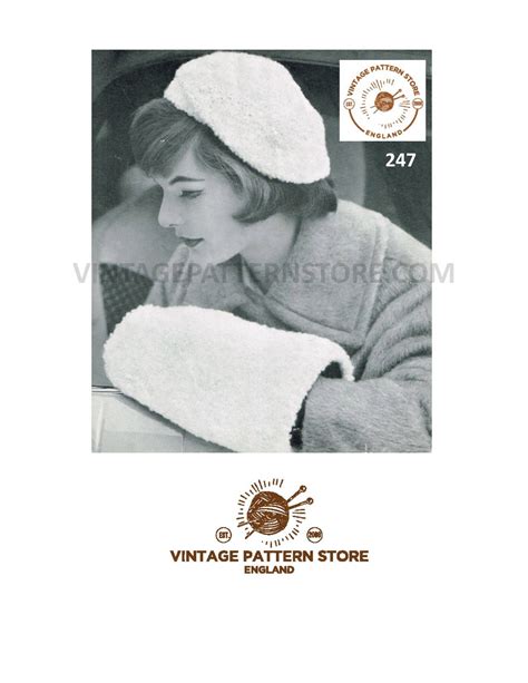 Pin By Brenda Dyck On Knit Vintage Patterns Hand Muff Pdf Knitting