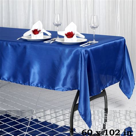 60x102 Satin Rectangular Tablecloth Wedding Party Catering Event Decorations Ebay