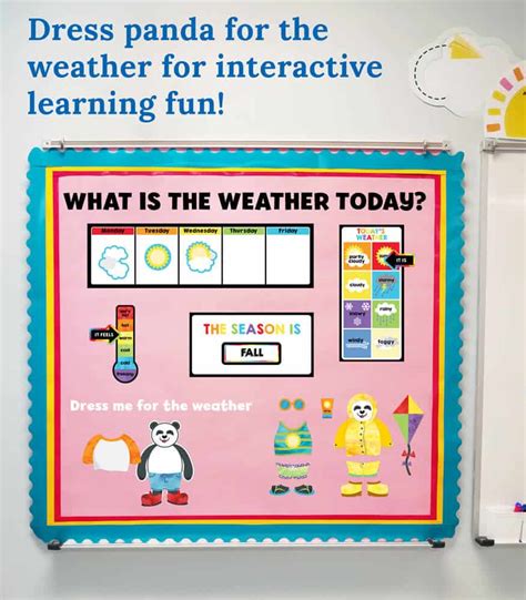 Weather Bulletin Board Set Grade Pk 2 Fd Class Décor