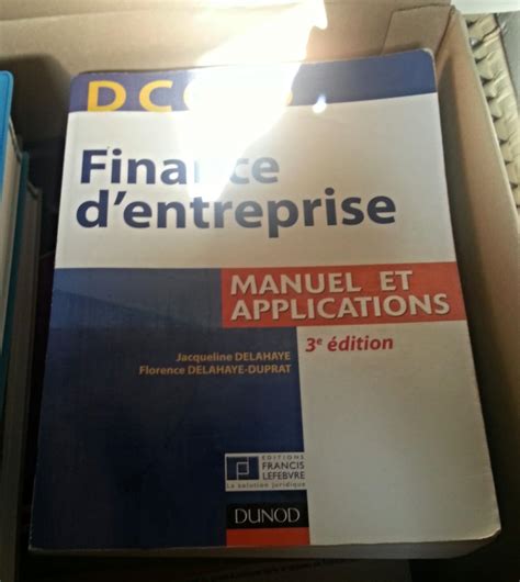 Amazon Dcg Finance D Entreprise E Dition Manuel Et