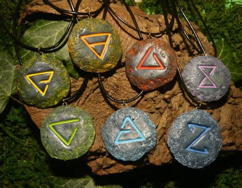 The Witcher Handmade Sign Amulet Quen Igni Aard Yrden Axii Etsy