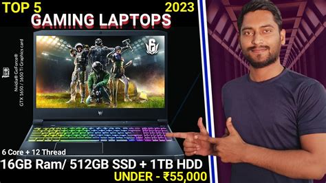 Top 5 Best Gaming Laptops Under 55000⚡april 2023 Best Gaming Laptops