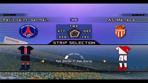 PES 6 Paris Saint Germain PSG Vs Monaco Melhores Momentos PS2