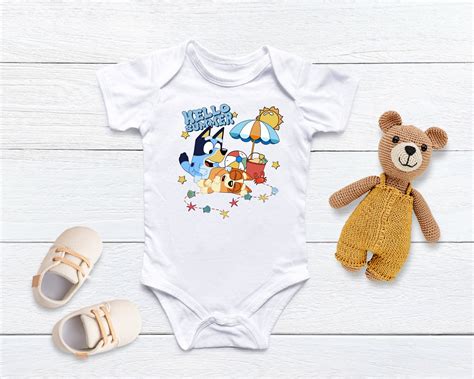 Bluey Shirts And Onesies Bluey Fans Infant Bodysuits Etsy