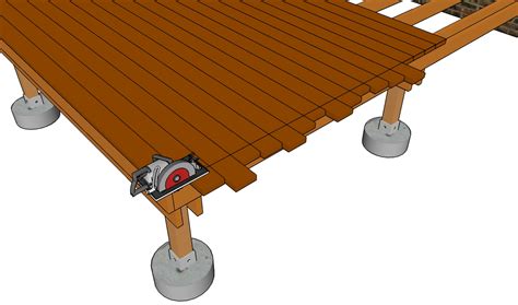 Cutting The Decking Slats Myoutdoorplans