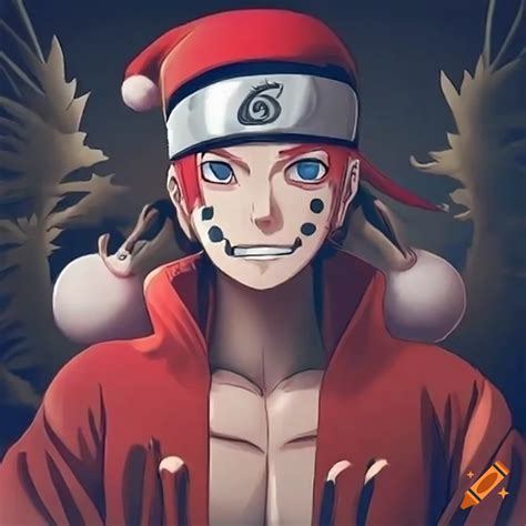 Naruto Dressed As Santa Claus On Craiyon