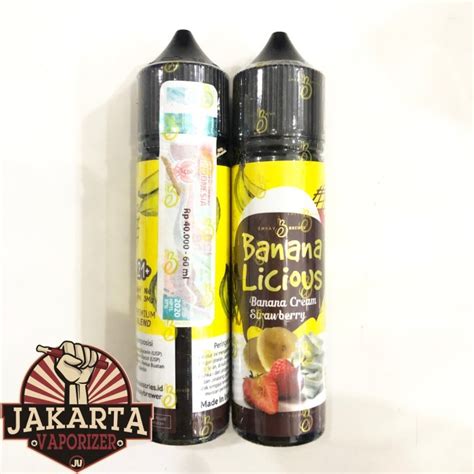 Jual Bananalicious Banana Cream Strawberry E Liquid Vapor Vape By Cmw