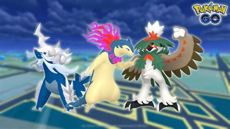 Pokemon Go Shiny Hisuian Samurott Shiny Hisuian Decidueye And Shiny Hisuian Typhlosion Guide