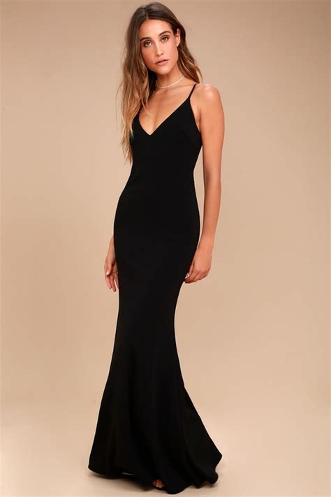 Sexy Black Maxi Dress Mermaid Maxi Dress Bodycon Maxi Lulus