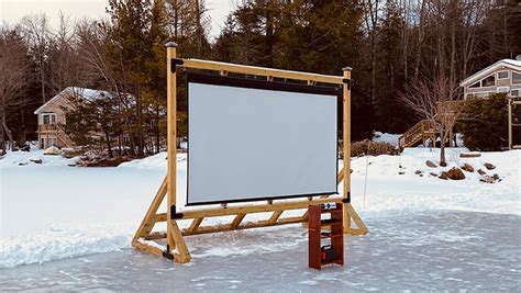 How to build an outdoor movie theater - professional DIY