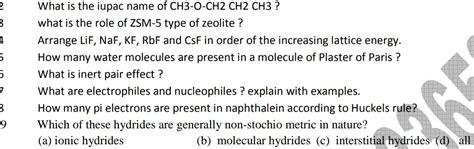 Us Ulb W What Is The Iupac Name Of Ch O Ch Ch Ch What Is The Role