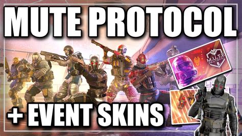 Mute Protocol Event Skins And Official Gameplay Trailer Rainbow Six Siege Steel Wave Event Youtube