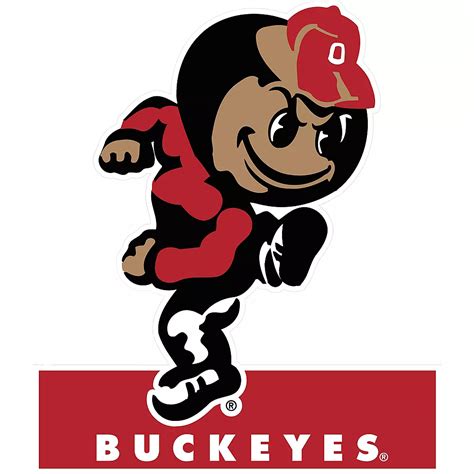 Ohio State Buckeyes Mascot Table Sign 7 1/2in x 8in | Party City