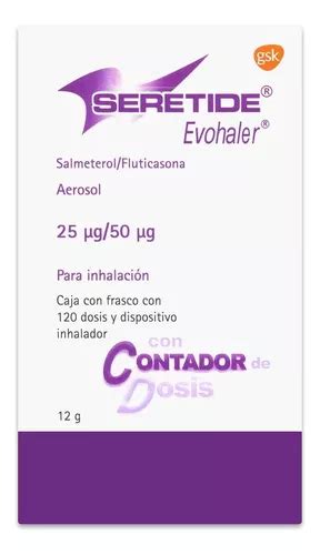 Seretide Evohaler Aerosol 120 Dosis 25 50mcg Meses sin interés