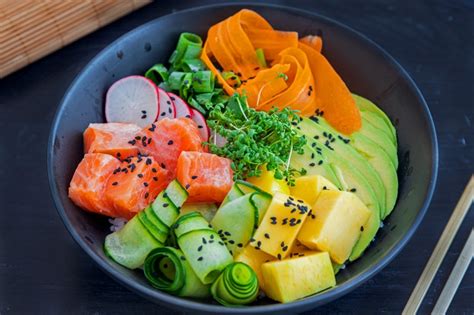 Poké Bowl Mit Lachs Rezept Eatde