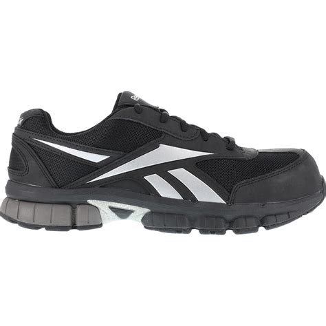 Mens Composite Toe Black Work Athletic Shoe Reebok Ketia