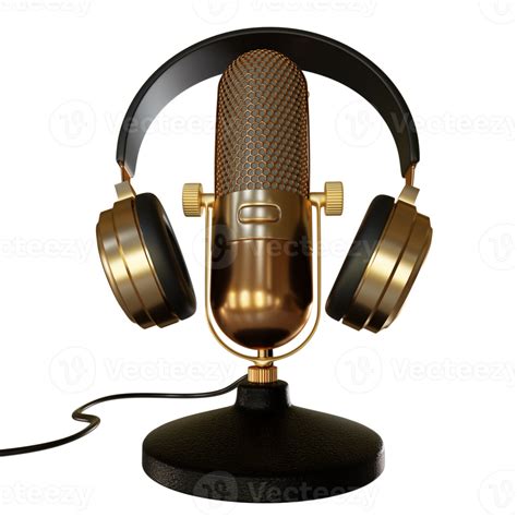 Microphone Broadcast Or Karaoke 3d Render Element 9335955 Png