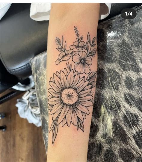 Sunflower Forearm Tattoo Best Flower Site