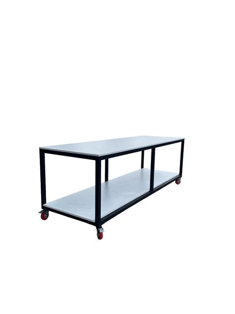 Heavy Duty Steel Work Bench Melamine Top And Bottom Profab 47