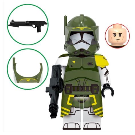 Boneco Blocos De Montar Clone Troopers Doom Comand Star Wars Submarino