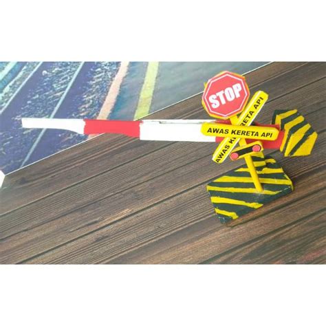 Jual Miniatur palang pintu kereta api | Shopee Indonesia