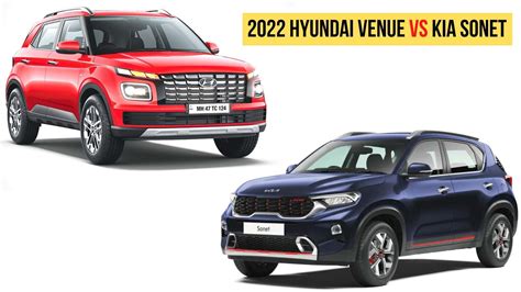 Hyundai Venue Facelift Vs Kia Sonet Price Comparison