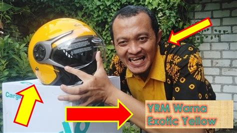 Helm Cargloss Yrm Warna Exotic Yellow Kuning Metalik Review Langgeng