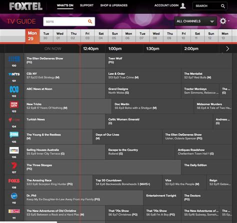 Check Out The New Foxtel Tv Guide On Website Brads Blog