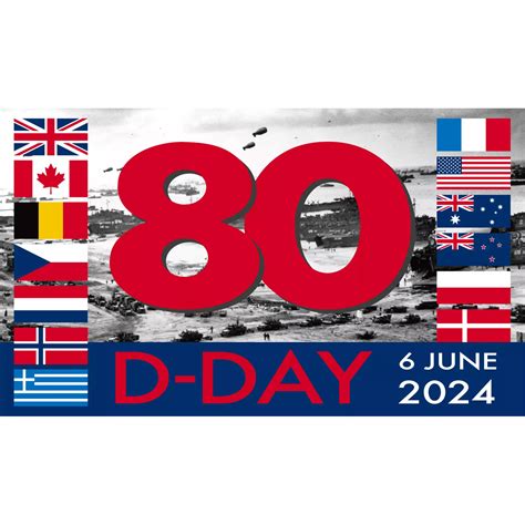 D Day 80th Anniversary Banner Decoration 12m Party Packs