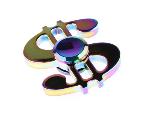 Alu Profi Fidget Hand Spinner Rainbow Metall Finger Kreisel Anti Stress