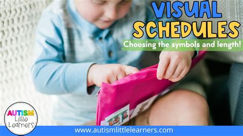 Visual Schedules: Choosing The Symbols And Length - Autism Little Learners