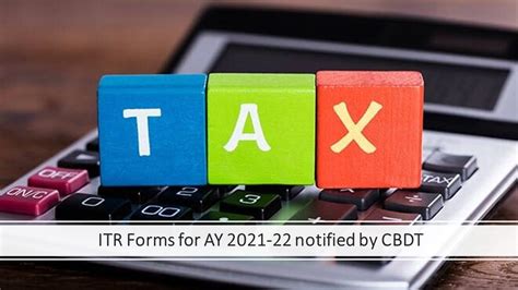 Itr Forms For Ay Notified By Cbdt