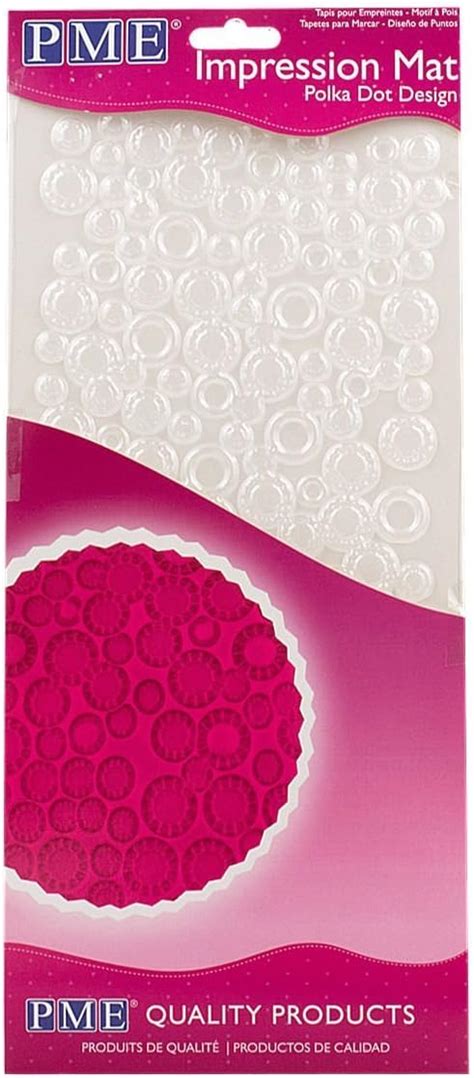 Pme Polka Dot Design Impression Mat X Inch Walmart